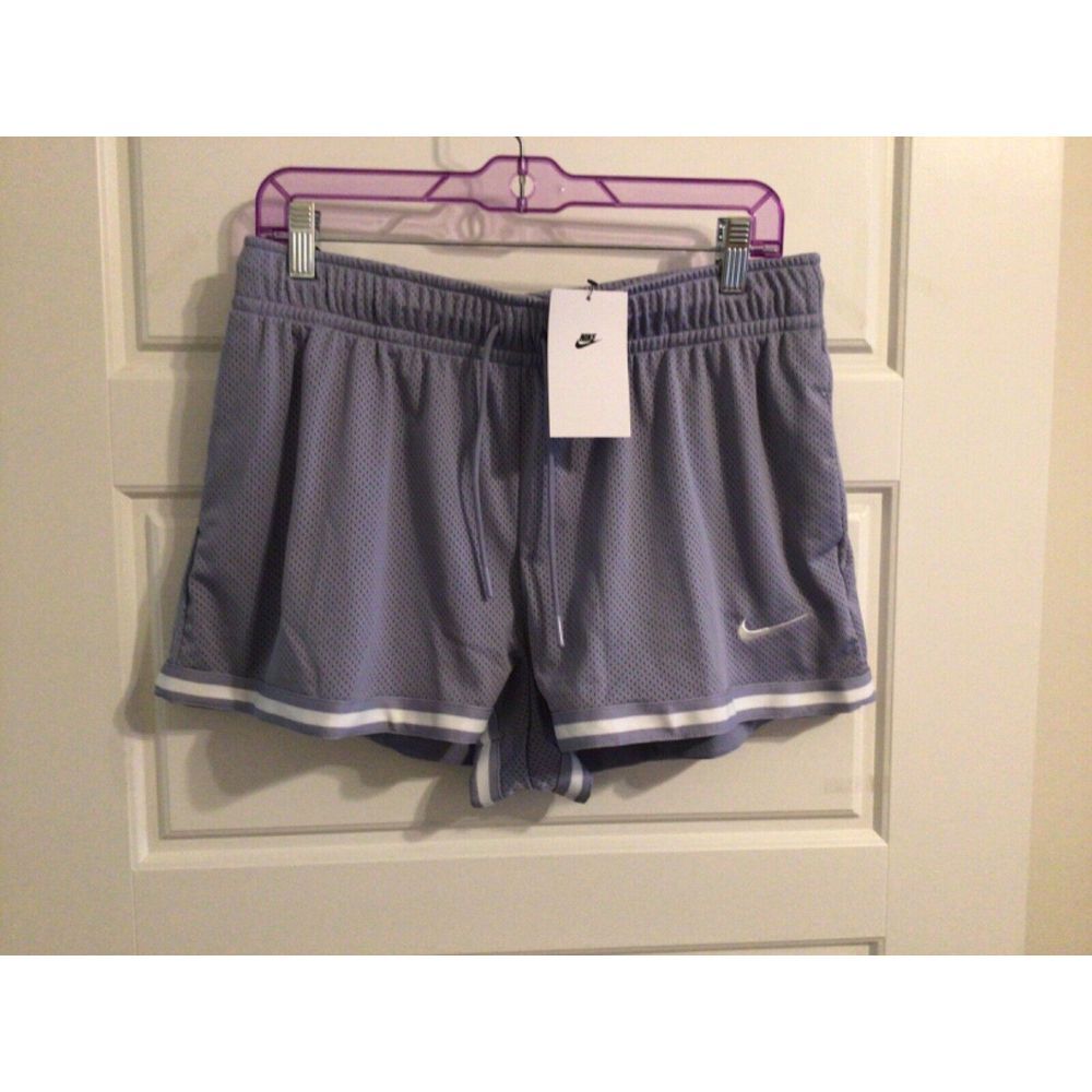 Nike Shorts Womens Size XXL‎ 2" Sportswear Essential Mesh Lined Purple DV7966